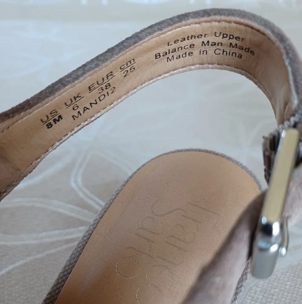 Franco Sarto Suede Sandals
